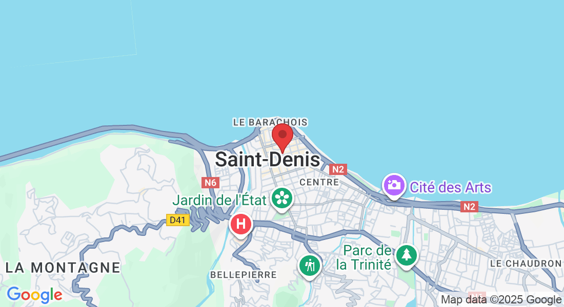 92 Rue Juliette Dodu, Saint-Denis 97400, La Réunion