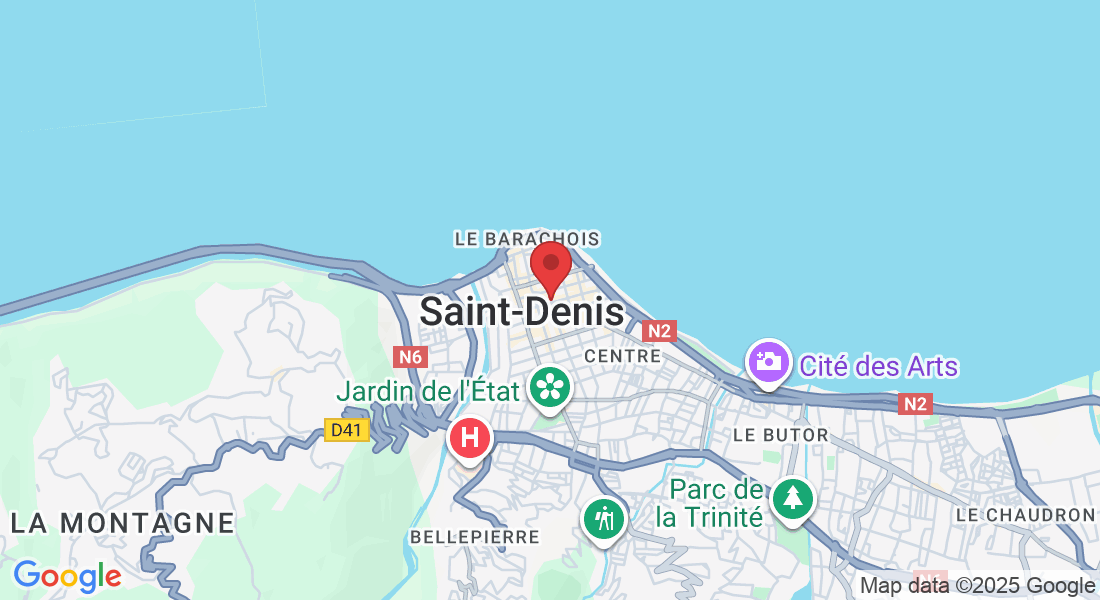 92 Rue Juliette Dodu, Saint-Denis 97400, La Réunion