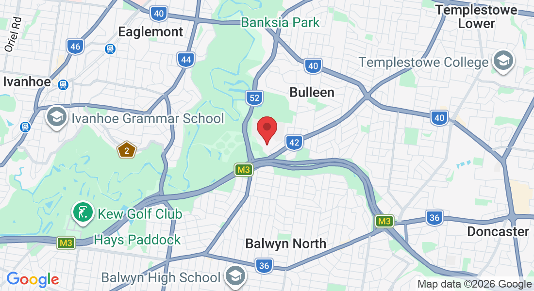 1 Thompsons Rd, Bulleen VIC 3105, Australia