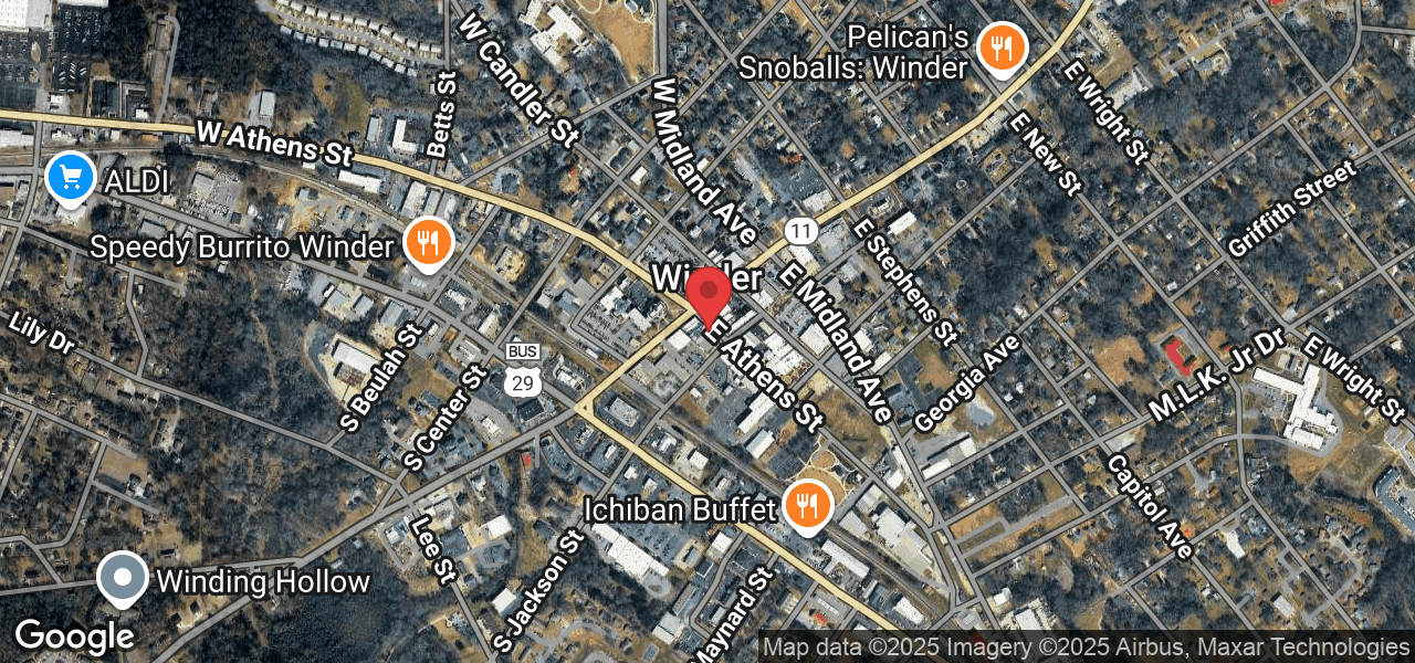 25 E Athens St, Winder, GA 30680, EUA