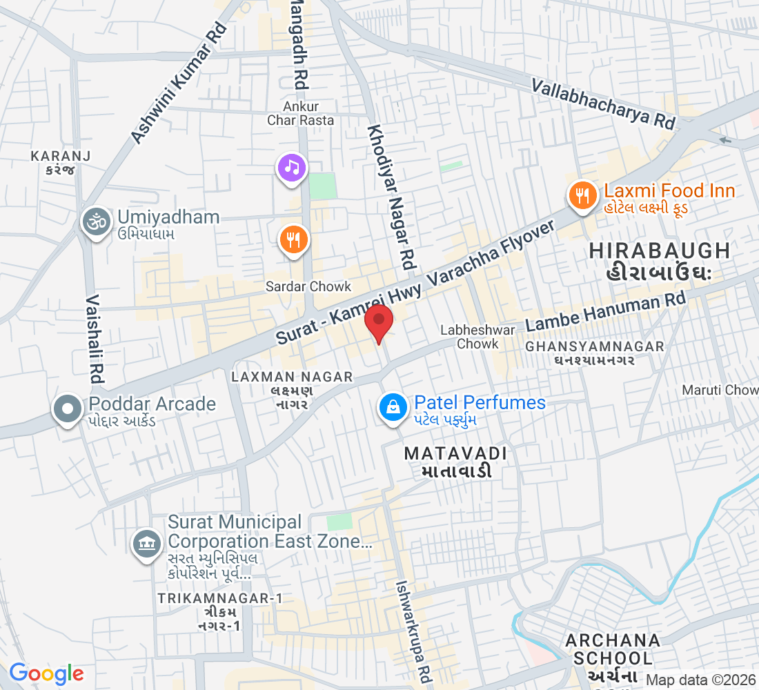 mohan ni chal, Matavadi, Sadhna Society, Laxman Nagar, Varachha, Surat, Gujarat 395006, India