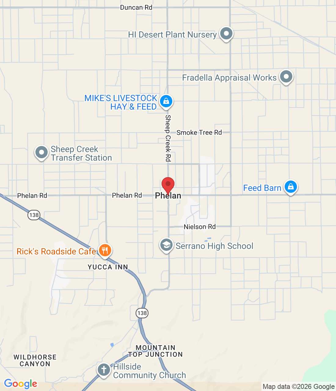 Phelan, CA 92371, USA