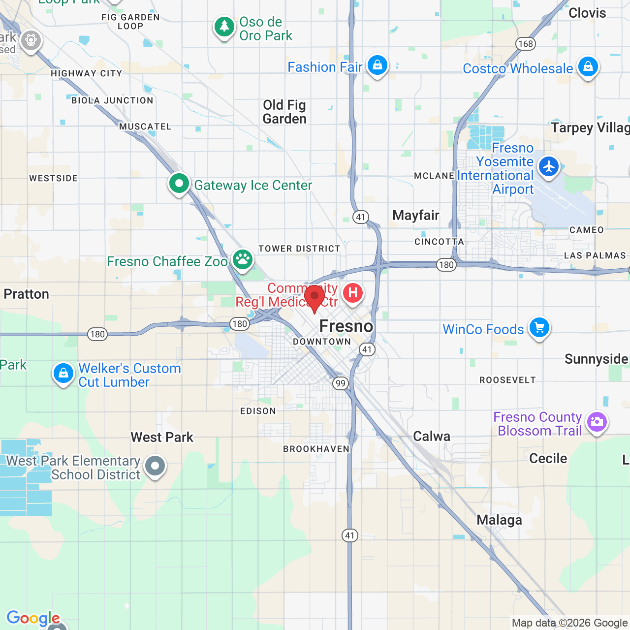 1707 Fulton St, Fresno, CA 93721, USA