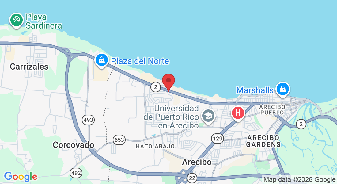 Cll Marginal, A 3 Jardines, Arecibo, 00612, Puerto Rico