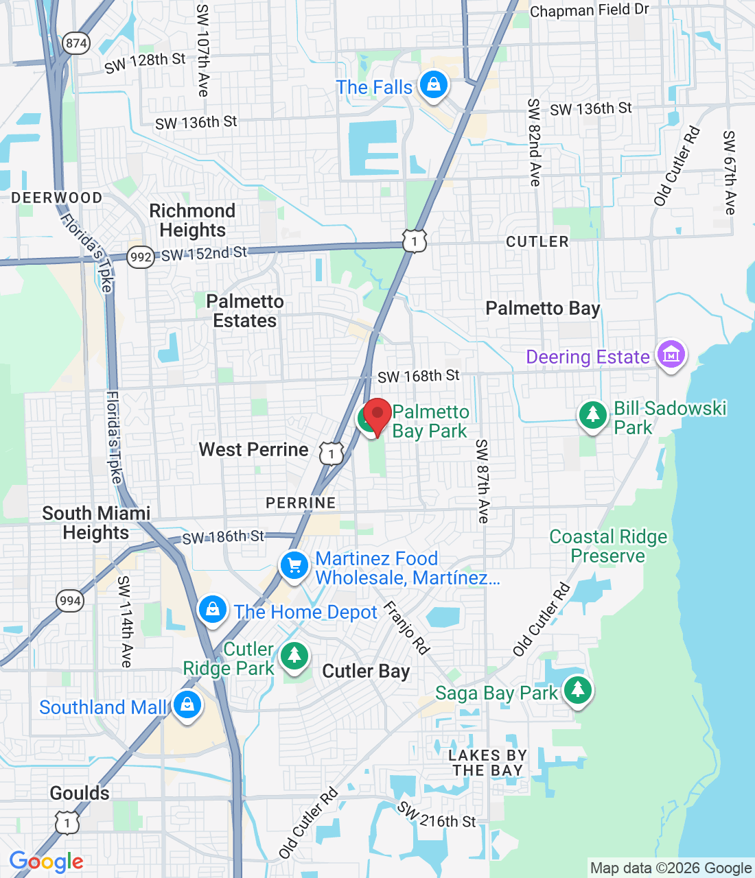 SW 175th Terrace, Palmetto Bay, FL 33157, USA