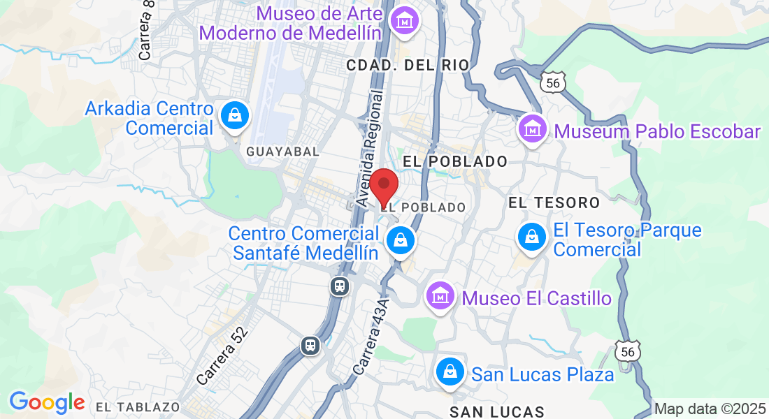 Cl. 2 Sur #46-55, El Poblado, Medellín, El Poblado, Medellín, Antioquia, Colombia