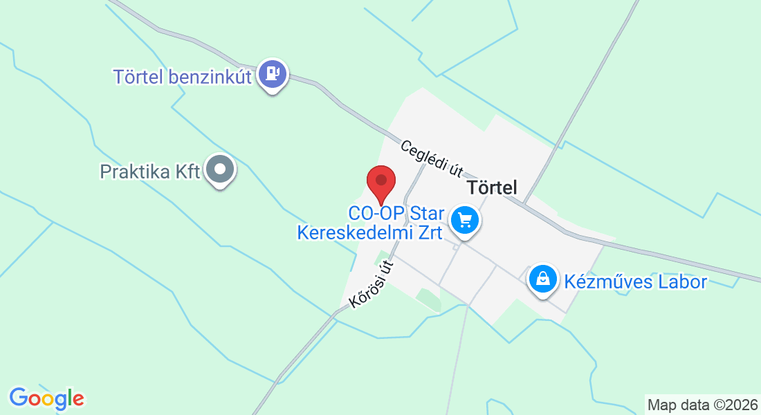 Törtel, Zöldfa út, 2747 Ungarn