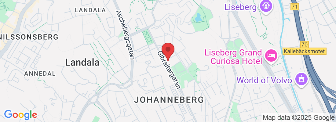 Vidblicksgatan 1, 412 57 Göteborg, Sweden