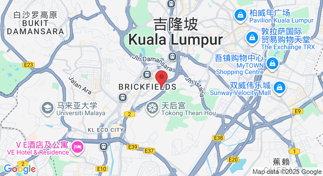 6, Jalan Tun Sambanthan, Brickfields, 50470 Kuala Lumpur, Wilayah Persekutuan Kuala Lumpur, 马来西亚