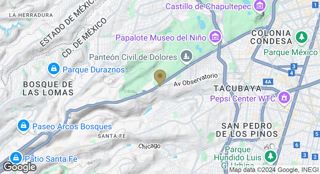 Av Observatorio 489, Las Palmas, Álvaro Obregón, 01110 Ciudad de México, CDMX, México