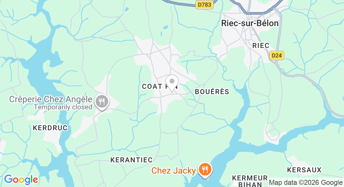 15 Rue de Coat Pin, 29340 Riec-sur-Bélon, France