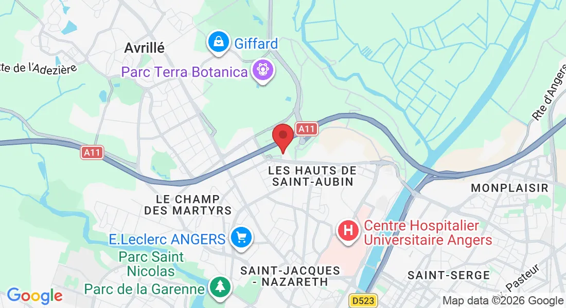 1 PLACE AQUAVITA, 49100 Angers, France
