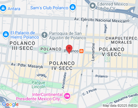 Av. Horacio 712, entre Aristóteles y Galileo, Polanco, Polanco IV Secc, Miguel Hidalgo, 11550 Ciudad de México, CDMX, México