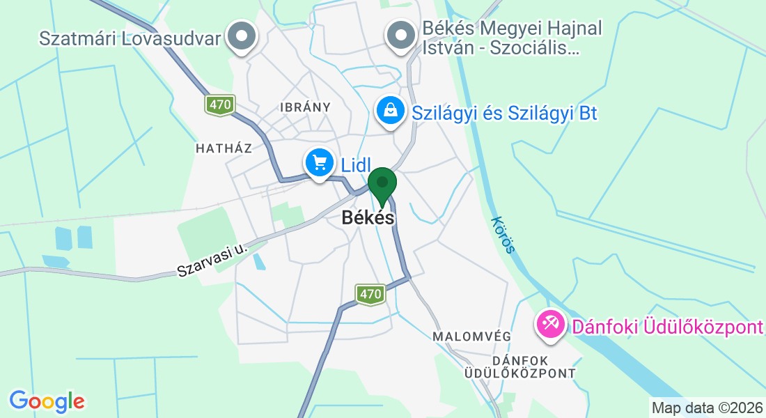 Békés, Piac tér 3, 5630 Magyarország