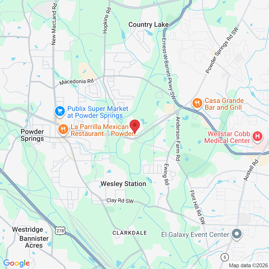 3228 Powder Springs Rd SW, Powder Springs, GA 30127, EE. UU.