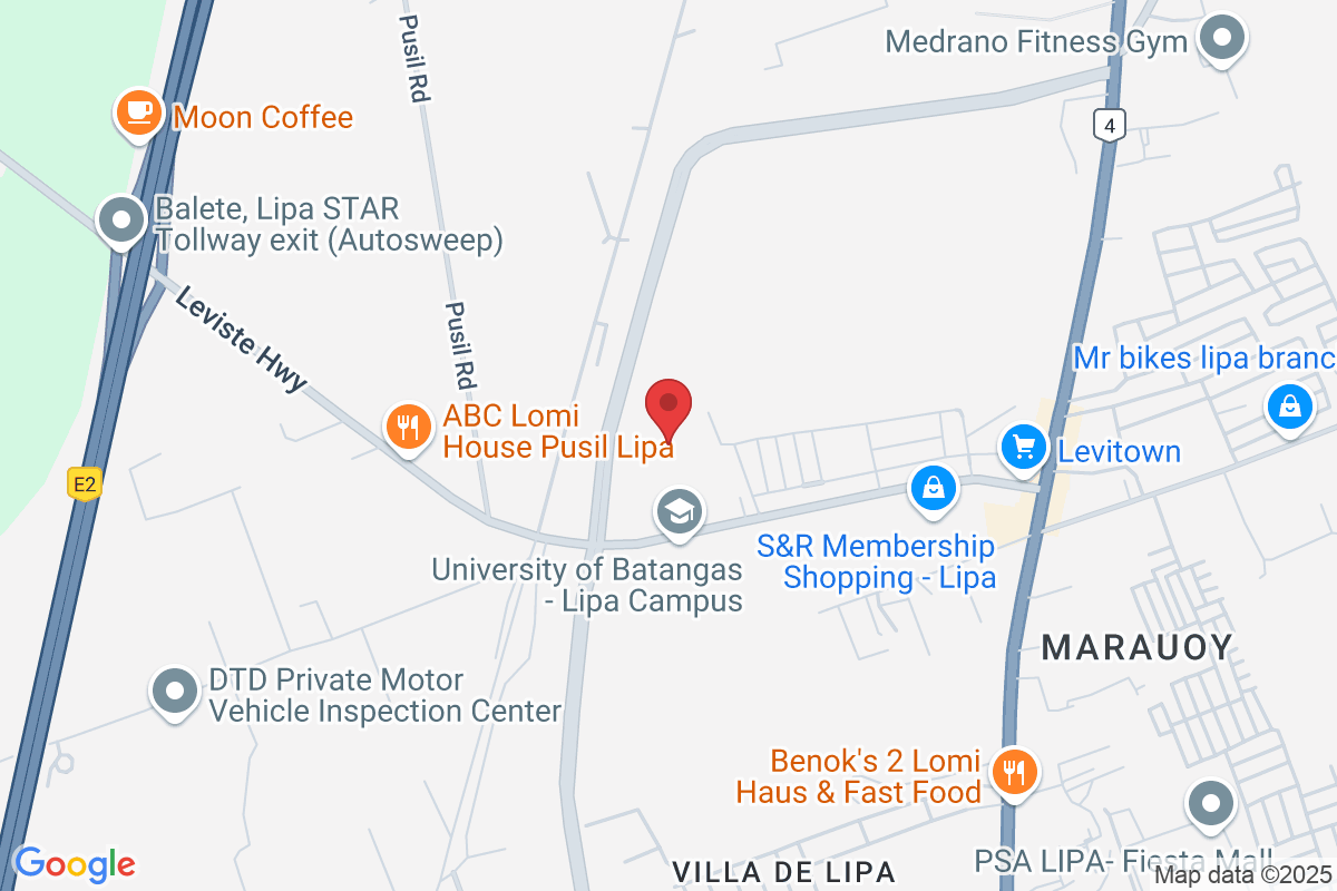 Leviste Hwy, Lipa, 4217 Batangas, Philippines