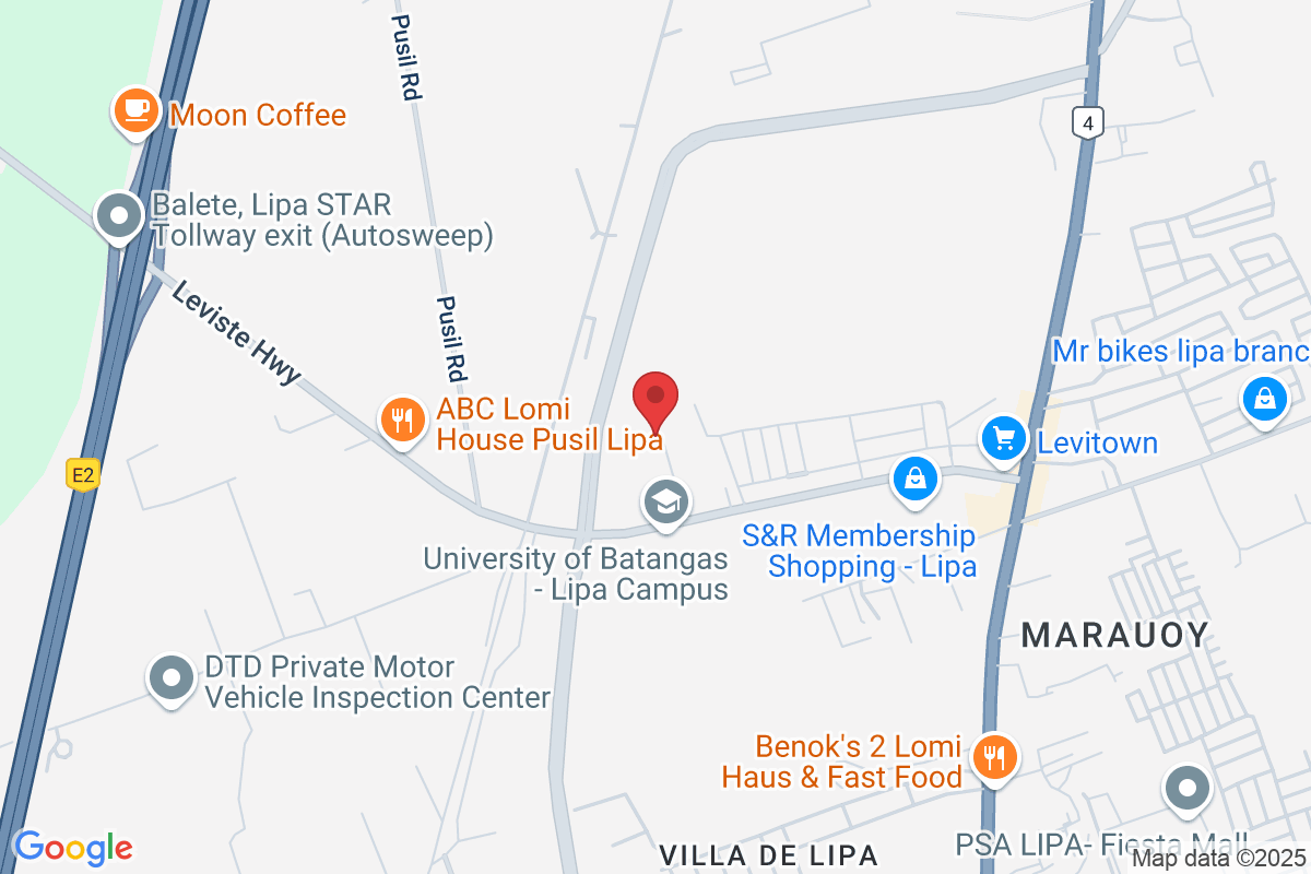 Leviste Hwy, Lipa, 4217 Batangas, Philippines