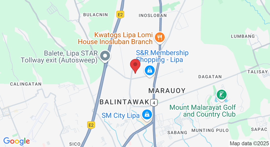 Leviste Hwy, Lipa, 4217 Batangas, Philippines