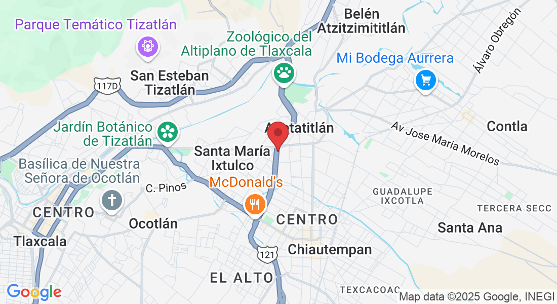 Santa Ana Chiautempan - Apizaco Km 1.6, San Pablo Apetatitlán, 90105 San Pablo, Tlax., México