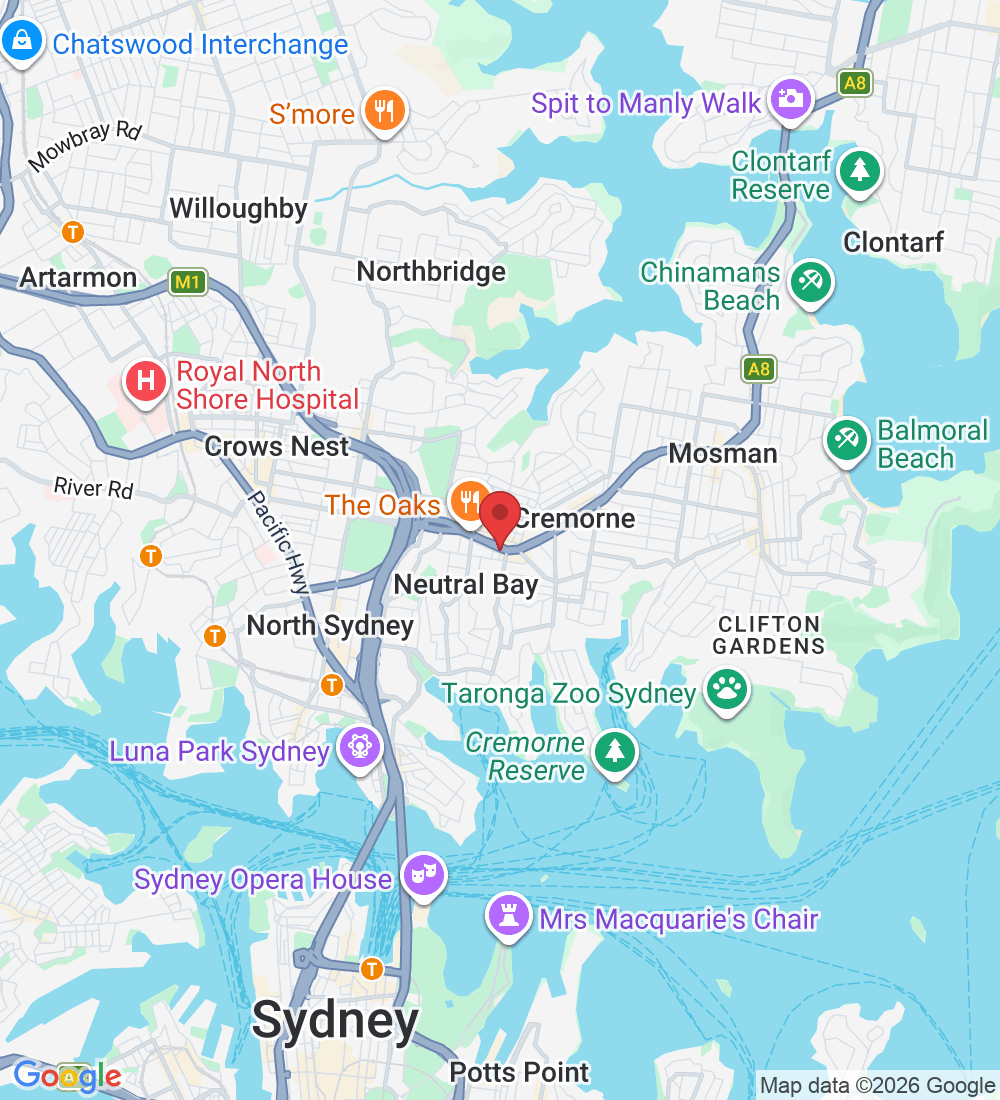 level 1/155 Military Rd, Neutral Bay NSW 2089, Australia