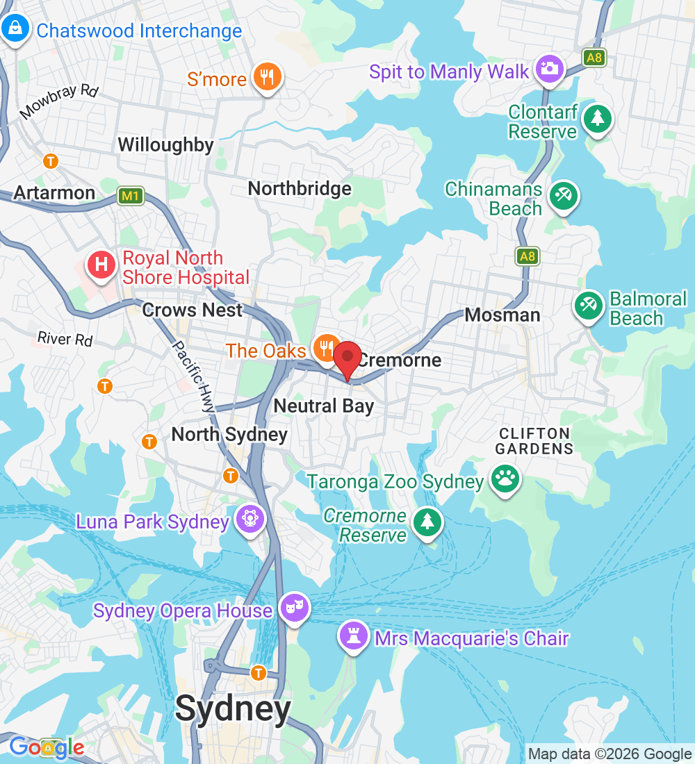 level 1/155 Military Rd, Neutral Bay NSW 2089, Australia
