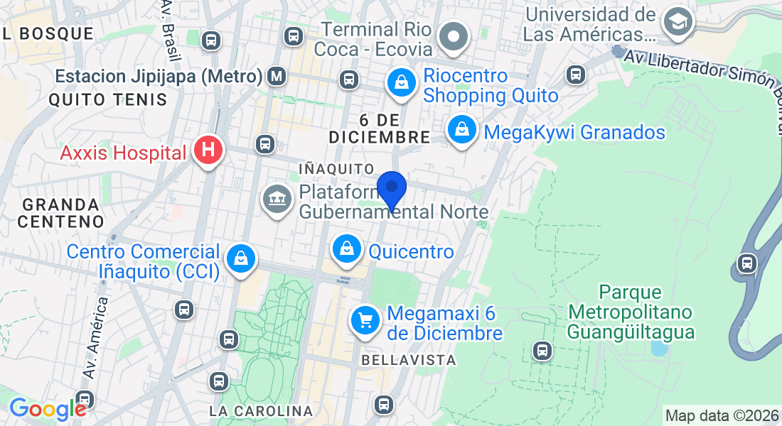 Av. 6 de Diciembre, Cristal Park, y 81, Quito 170135, Ecuador