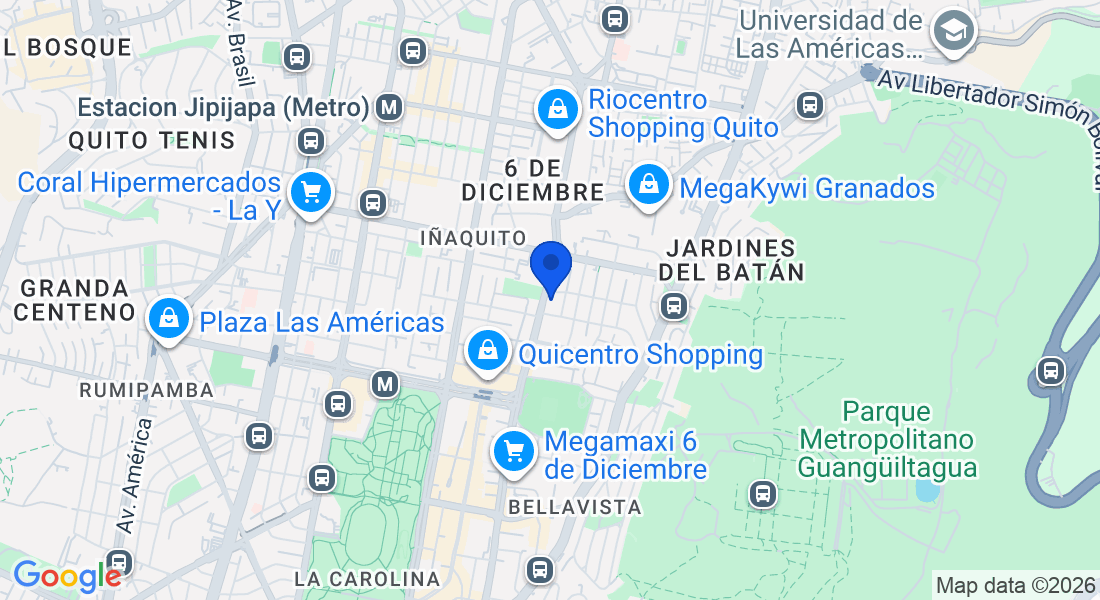 Av. 6 de Diciembre, Cristal Park, y 81, Quito 170135, Ecuador