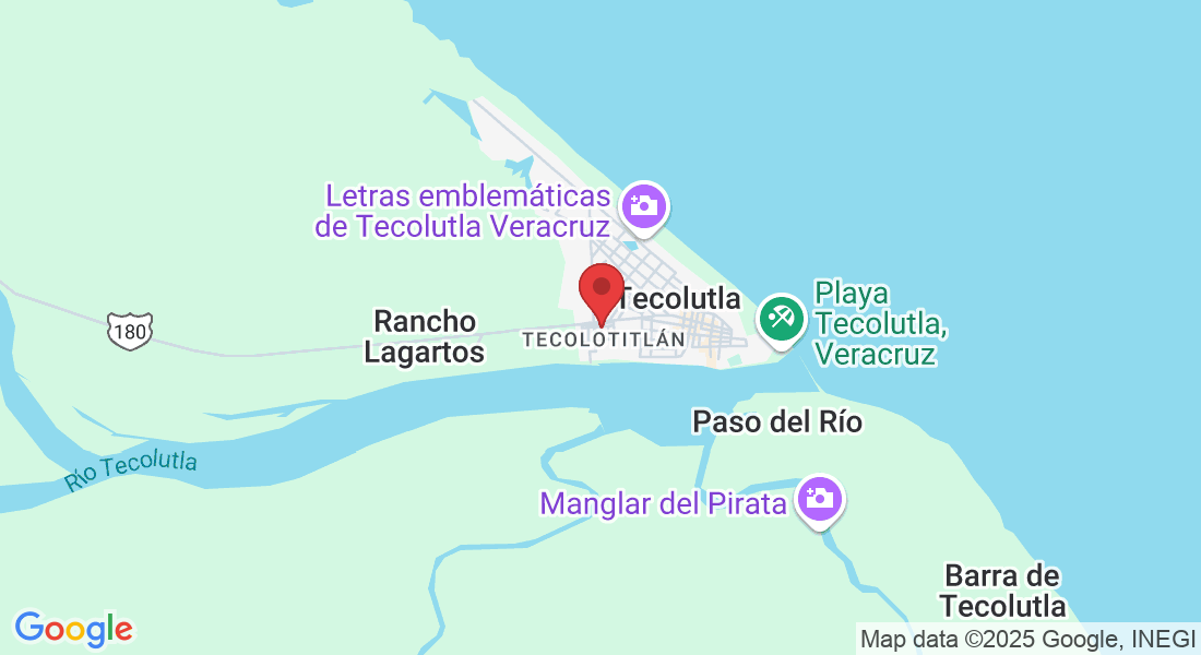 Av. del Golfo, Tecolotitlán, 93570 Tecolutla, Ver., México