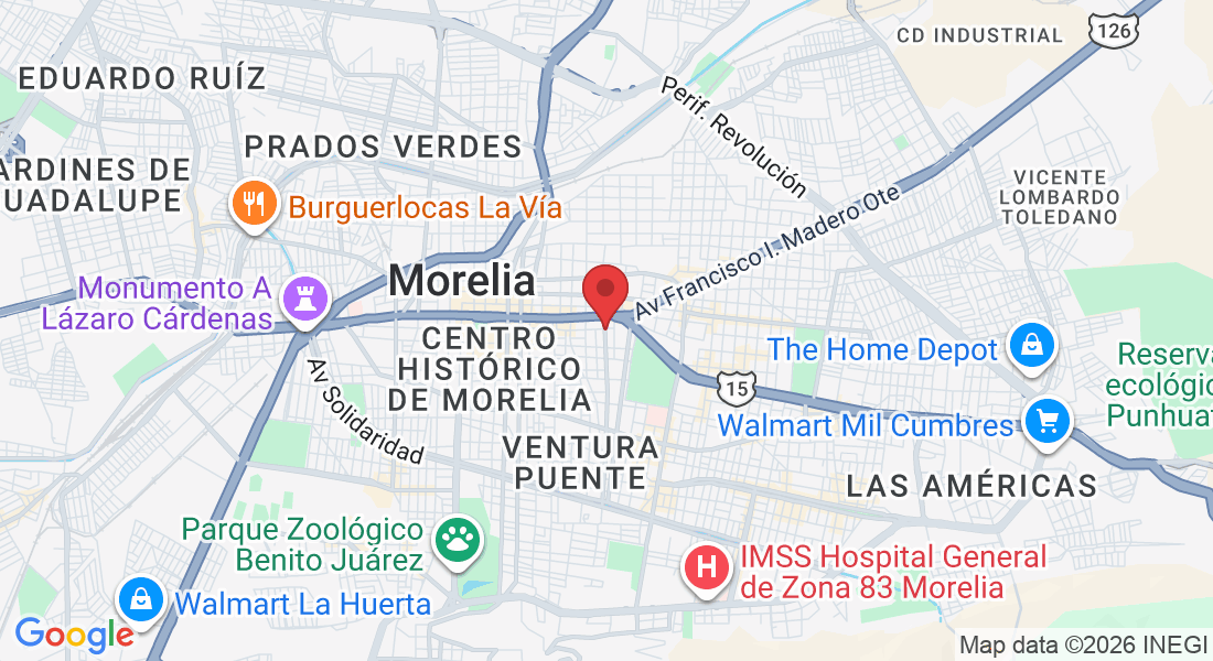 Bartolomé de Las Casas 636, Fray Antonio de Lisboa, 58000 Morelia, Mich., México