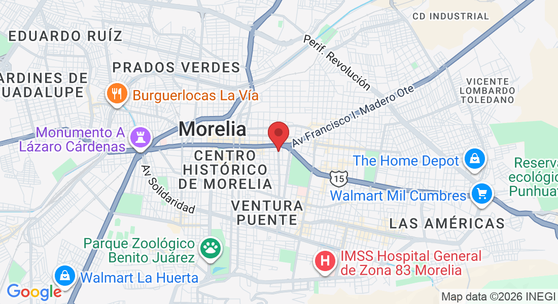 Bartolomé de Las Casas 636, Fray Antonio de Lisboa, 58000 Morelia, Mich., México