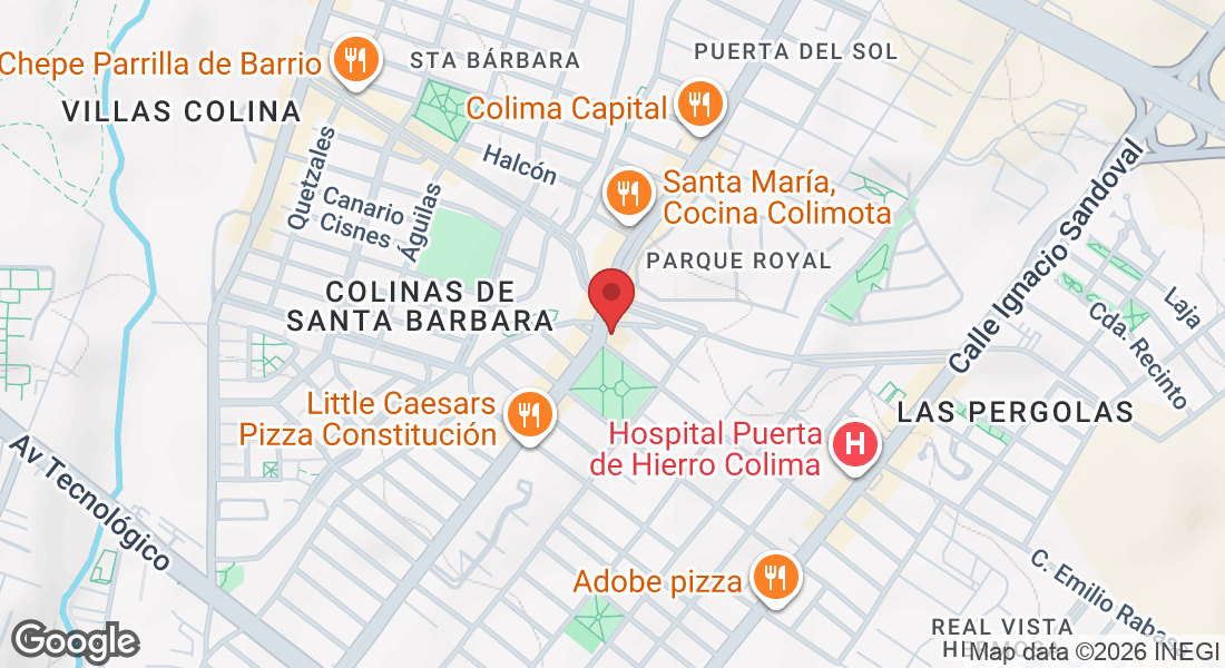 Av. Constitución 1852, Lomas Verdes, 28017 Colima, Col., México