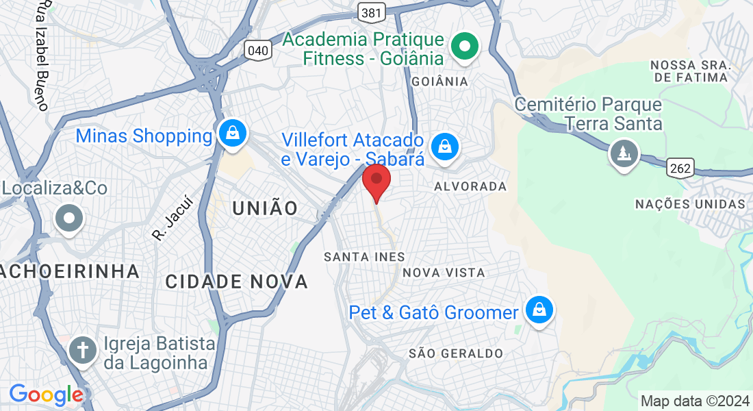 R. Contagem, 1804 - Lj 02 - Santa Ines, Sabará - MG, 34710-000, Brasil