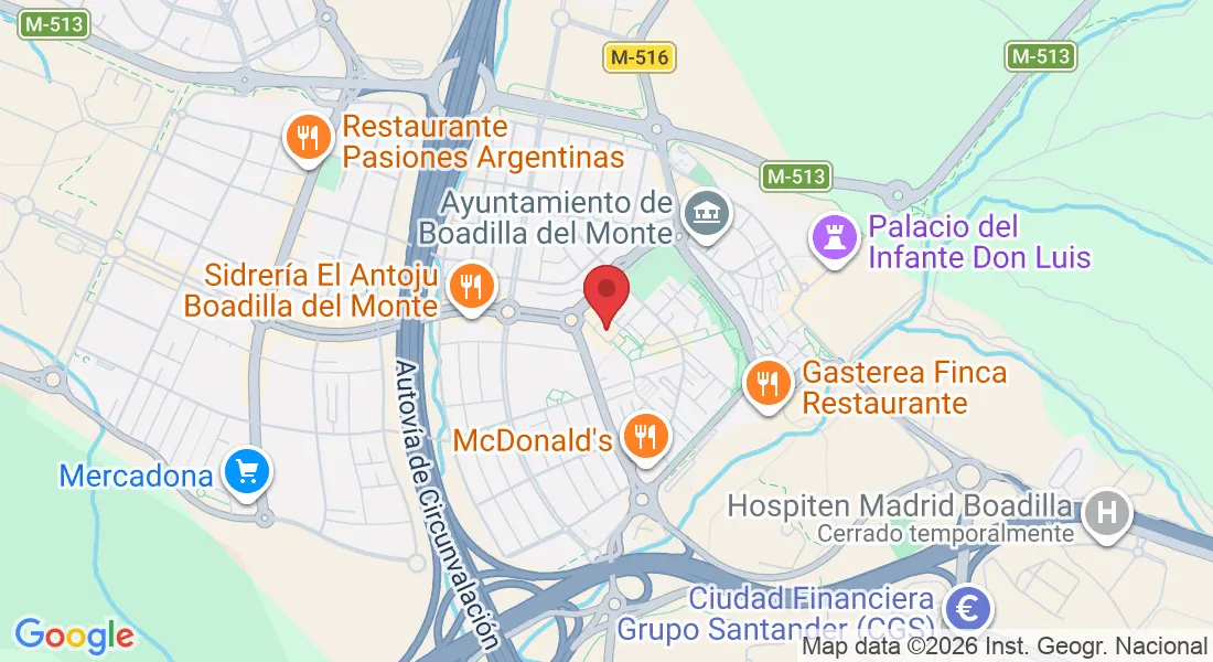 Centro Comercial Giraldo II, C. Sigüenza, 28660 Boadilla del Monte, Madrid, España