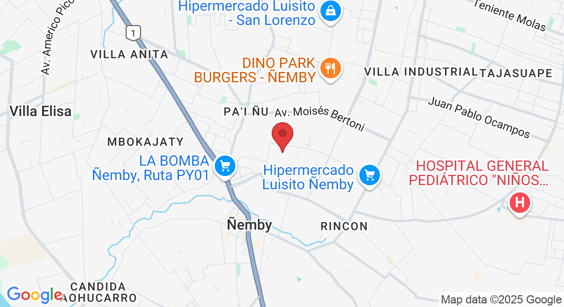 P.º del Rey 619, Ñemby 111206, Paraguay