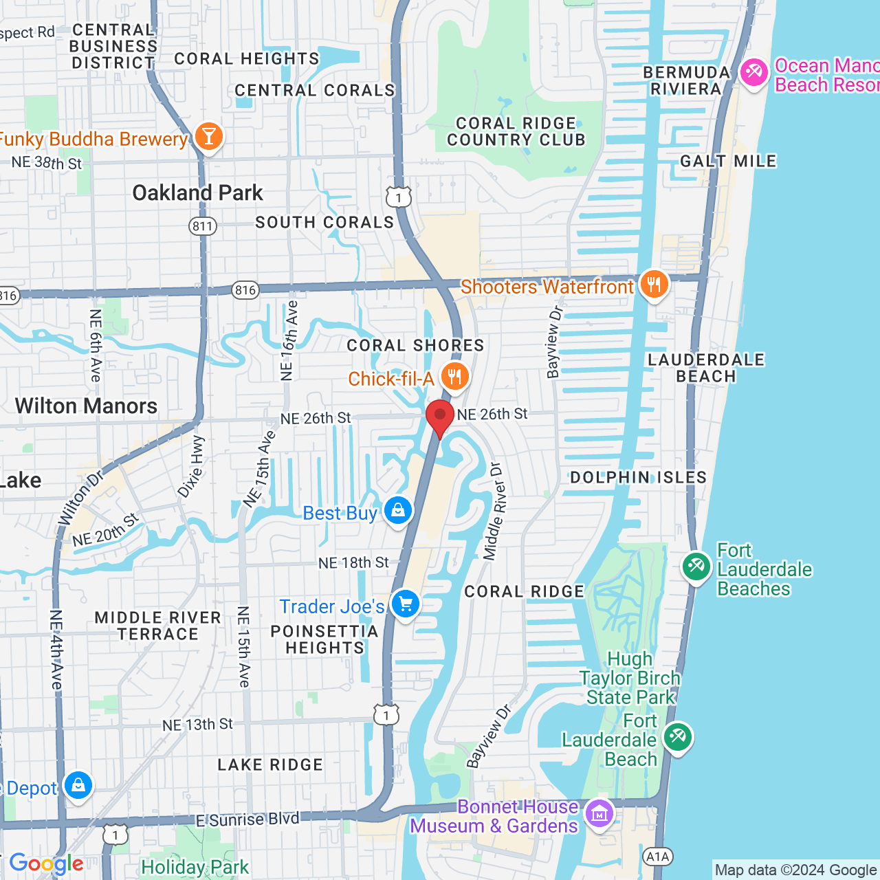 2520 N Federal Hwy, Fort Lauderdale, FL 33305, USA