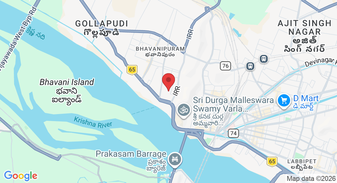 D.No# 1-4/1-14, Car Building, KK Nagar, V D Puram, Vijayawada, Andhra Pradesh 520012, India