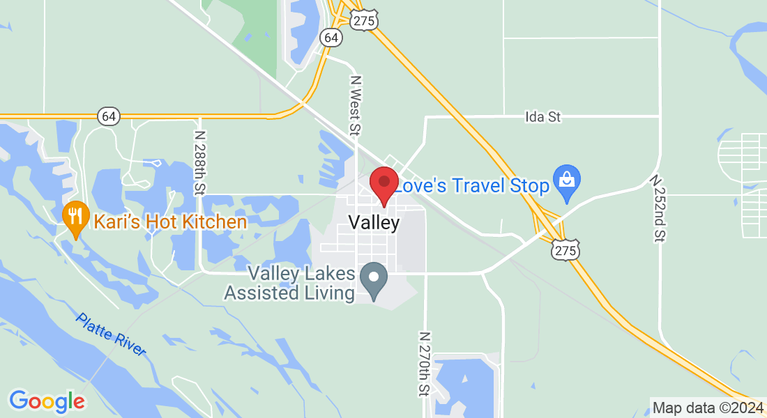 123 E Gardiner St, Valley, NE 68064, USA