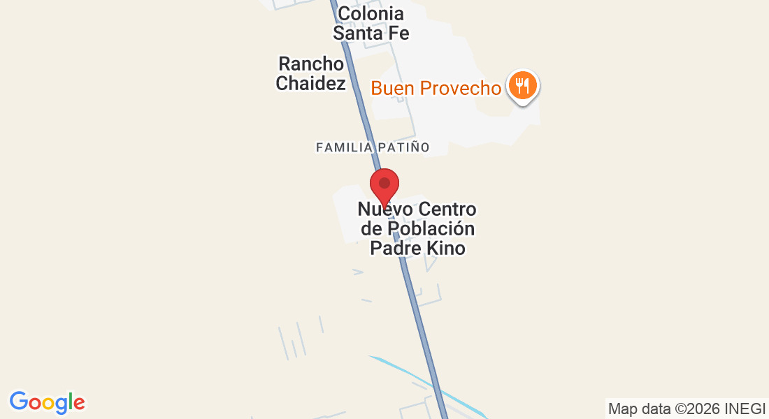 M25G+QP6, Nuevo Centro de Población Padre Kino, B.C., México