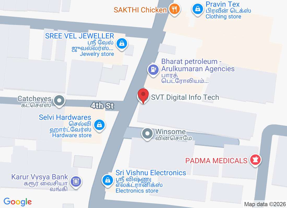Kongu Main Rd, near Bharat Petrol Bunk, KN Palayam, V R P Nagar, MS Nagar, Tiruppur, Tamil Nadu 641607, India