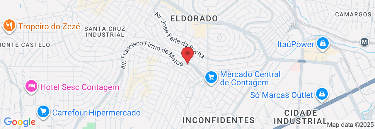 Av. Francisco Firmo de Matos, 20 - Sta Cruz Ind, Contagem - MG, 32265-470, Brasil