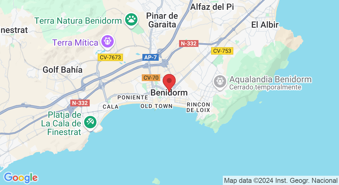 Benidorm, Alicante, España