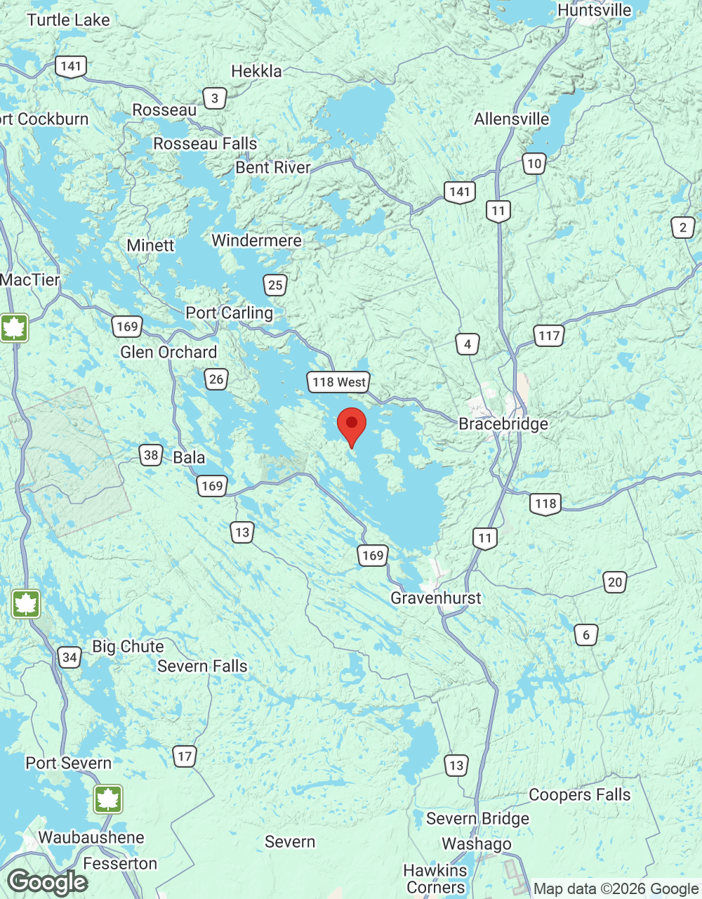 1731 Walkers Point Rd, Gravenhurst, ON P1P 1R2, Canada