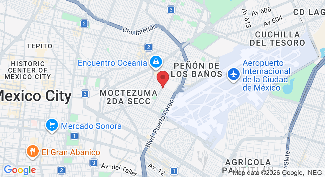 Calle Ote. 172 253, Moctezuma 2da Secc, Venustiano Carranza, 15530 Ciudad de México, CDMX, Mexico