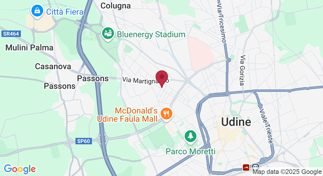 Viale Leonardo Da Vinci, 129, 33100 Udine UD, Italia