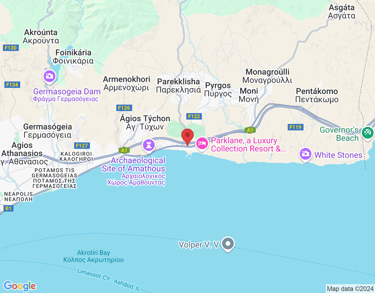 192, Amathoundos Avenue B1, Παρεκλησιά 4533, Cypern