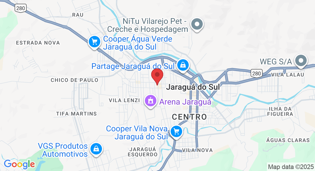 R. João Planincheck, 500 - Nova Brasília, Jaraguá do Sul - SC, 89252-220, Brasil