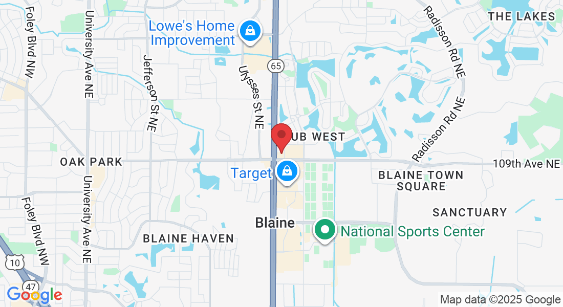 10904 Baltimore St NE ste 103, Blaine, MN 55449, USA