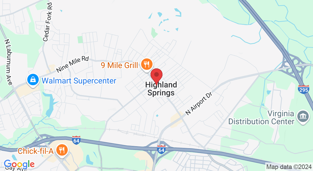101 E Nine Mile Rd, Highland Springs, VA 23075, USA