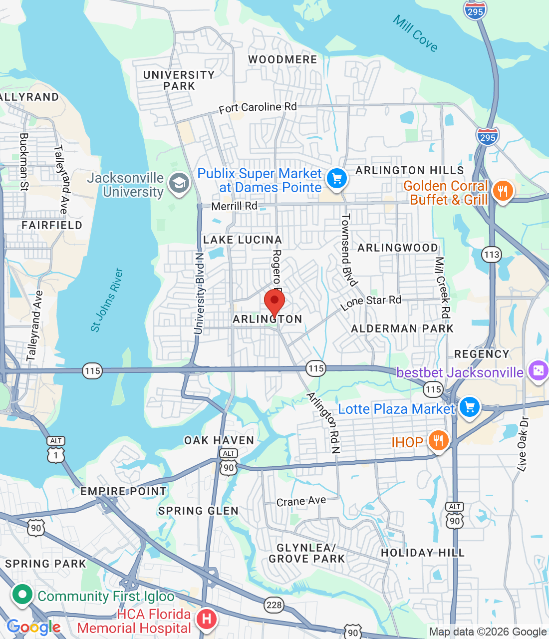 Arlington, Jacksonville, FL 32211, USA