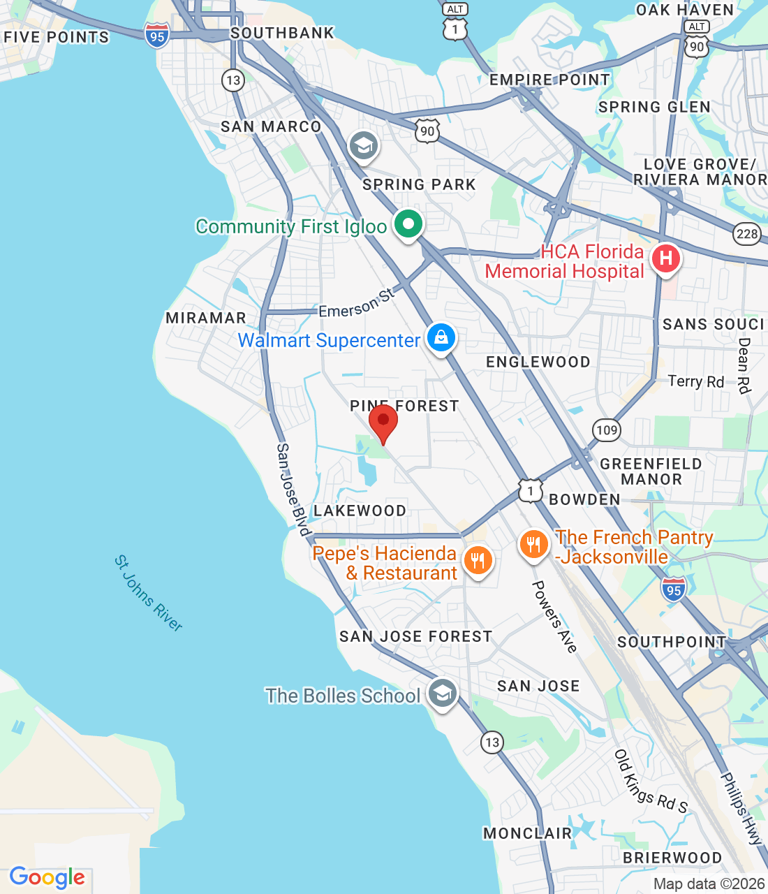 St Augustine Rd, Jacksonville, FL, USA